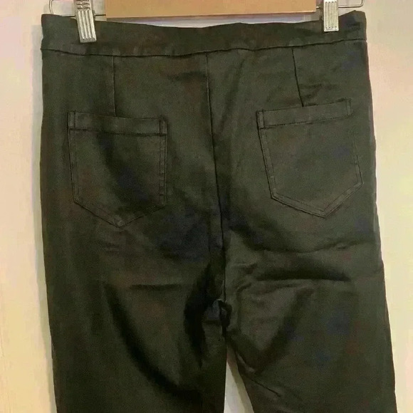 Princess Polly Ryan Pants, Black faux leather style, split hem, Women’s size 10 - Picture 8 of 9